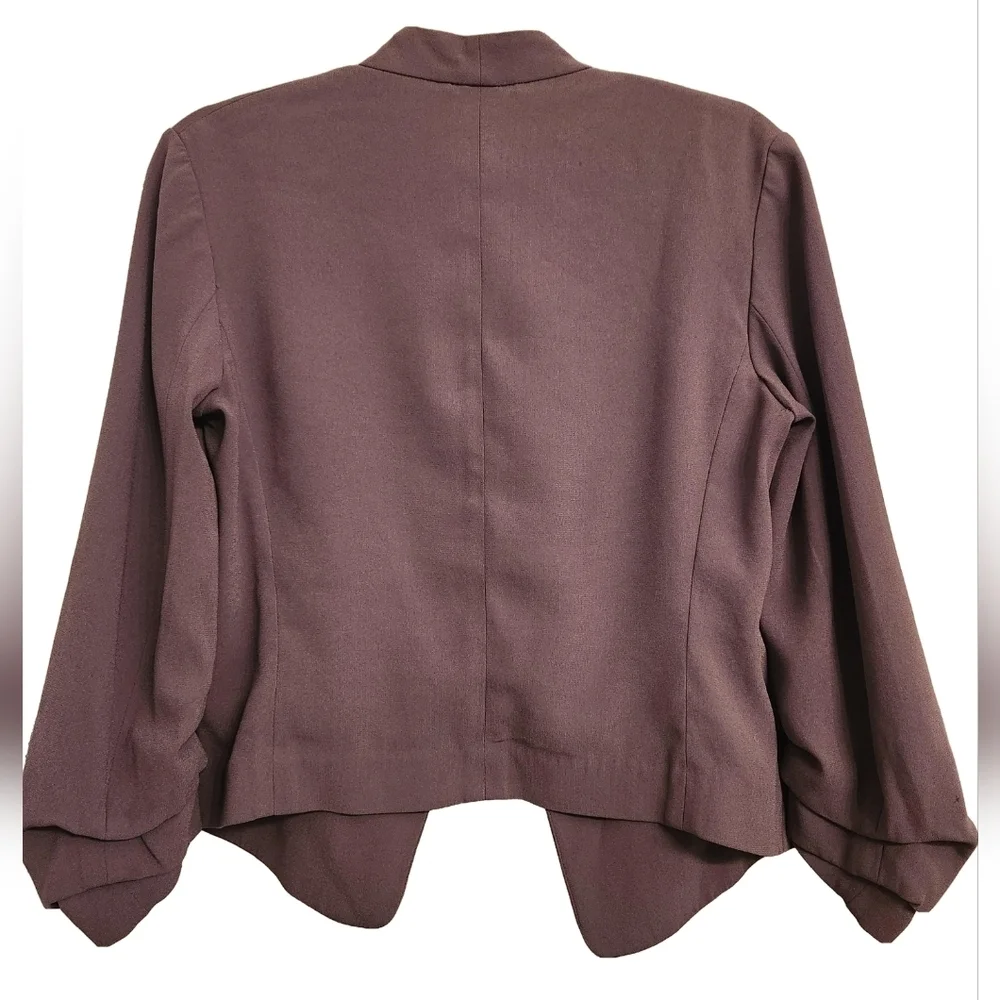 🎉 3/$60 Aritzia Babaton Graphite Grey Power Waist Blazer size 00 - Picture 3 of 6